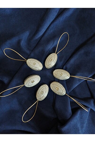 venedik home Сучасні магнітні 6 штук застібки для штор срібного кольору - зас...