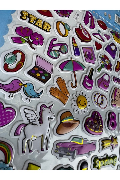 ca kay bu Autocolant cu relief 3D cu stele