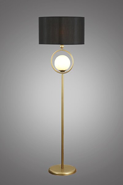 Taşcan Aydınlatma Odin Tekli Eskitme Beyaz Camlı Lambader Siyah Şapka