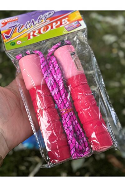 Queen Nelly İthal sayı sayaçlı süngerli atlama ipi jimnastik cimnastik spor ip pembe