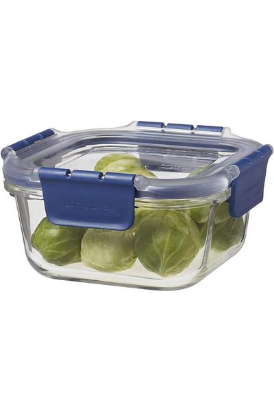Kitchenaid Locknlock 500 ml Blue Square Locking Oven and Storage Container - Top Class