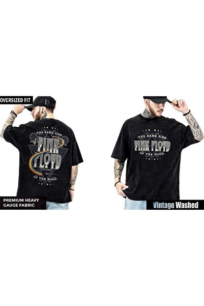 Metal Giyim Pink Floyd Washed over Size T-Shirt