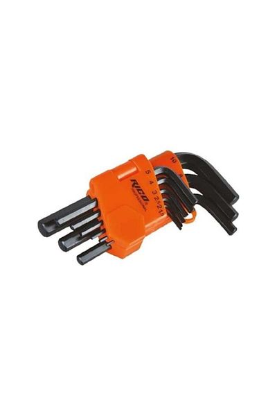 Rico 013-Rc2899 Flat Short 9-Piece Allen Set