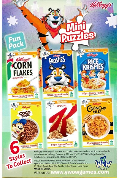 Kellogg's Special 50 Parça Mini Puzzle Çocuk Yapboz 6 Yaş ve Üzeri