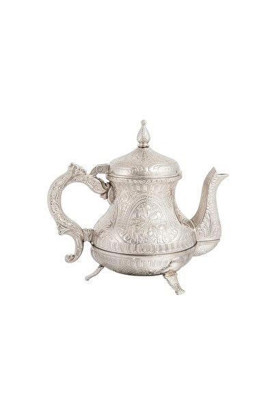 KT HOME Çaydanlık Zamak Döküm Dekoratif Ibrik Dekor Hediyelik Demlik