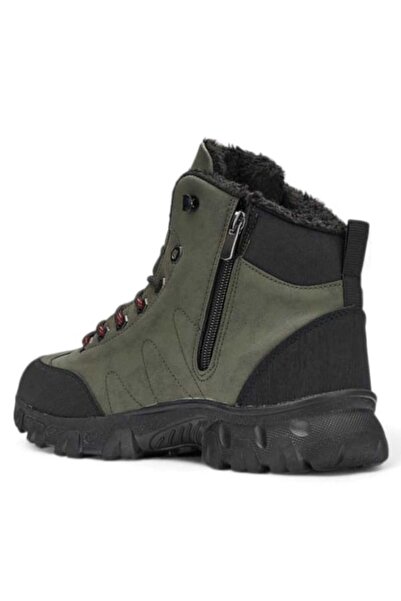 MİYA Unisex Kürklü Kışlık Soğuğa Dayanıklı Ortopedik Konfor Kaymaz Tabanlı Su İtici Outdoor Trekking Bot