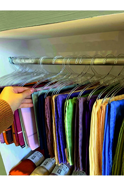 Dekokonsept شماعة شال واسعة 50 قطعة كريستال