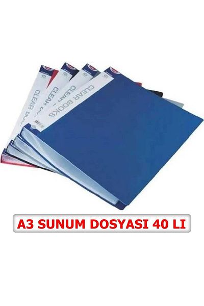 TAN EXPRESS A3 Presentation File - Pp 40 Sheets Blue Cap, 1 Piece