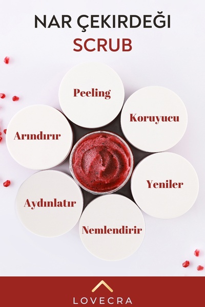 LOVECRA Body Scrub El Bakım Ve Ölü Derilerden Arındırıcı Onarıcı Vucüt Peelingi 290gr