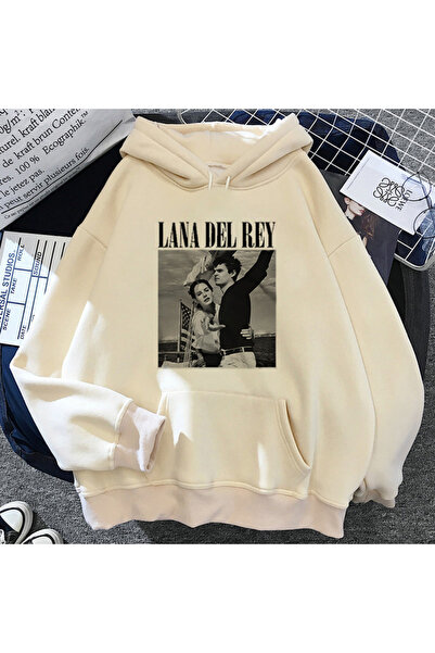 Drippy Lana Del Rey Чоловічі худі - Хіп-хоп біла куртка, жіноча футболка