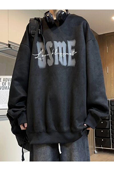 Drippy Novi dukserice od antilopa sa štampanim slovima za muškarce, jesen, Y2...