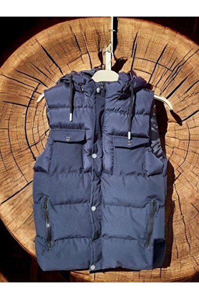 Zekids Дитячий пуховик з капюшоном і кишенями