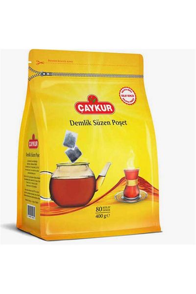 Çaykur Çaykur Gold Filtered 400Gr 80 Pieces Teapot Tea Bag