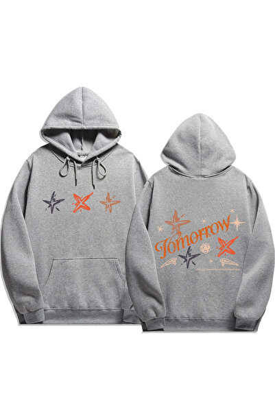 Drippy 2024XT Act Promise Printed - تي شيرت رجالي بأكمام طويلة وغطاء للرأس عل...