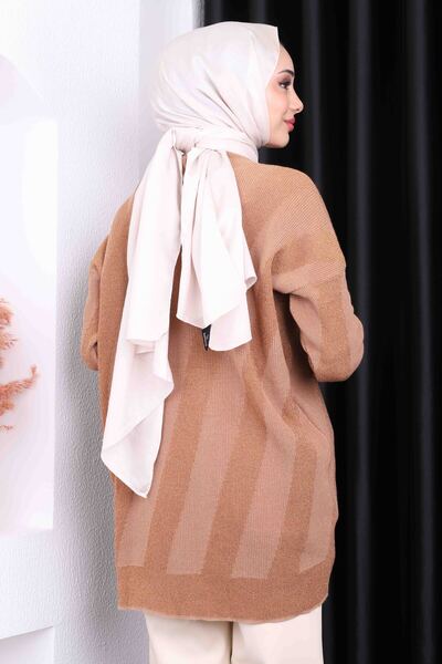 İmajButik Πλεκτό πουλόβερ με μοτίβο βιζόν