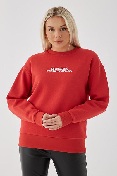 Fashion Friends Crew Neck Printed Women's Sweat 23K0842K1