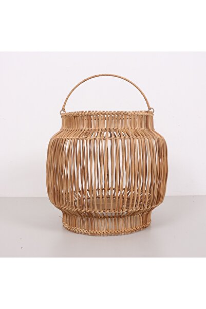 Mylamp Rota Rattan Mumluk 33x30x40