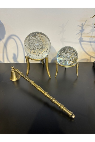 Mercan Tasarım Atölyesi KALIN TOPLU ÇUBUKLU MUM SÖNDÜRÜCÜ-ANTİK