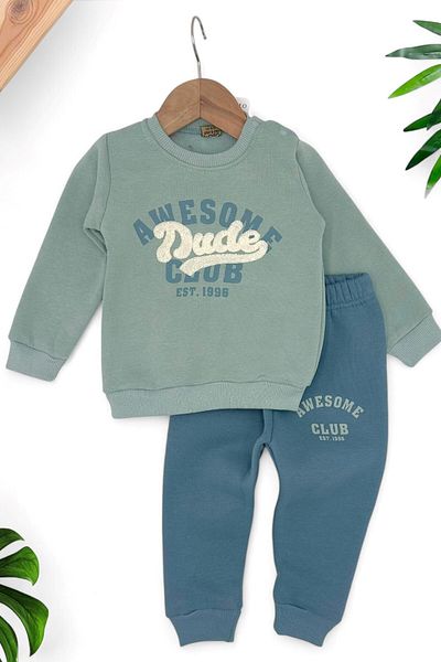 voyyo kids baby Baby Boy 3 Rope Chardon Winter Dude Printed 6-9-12-18-24 Months Baby Set