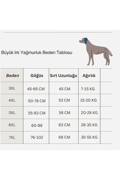 salya store Khaki Waterproof Dog Raincoat - 9-55kg, Large Breed Coat