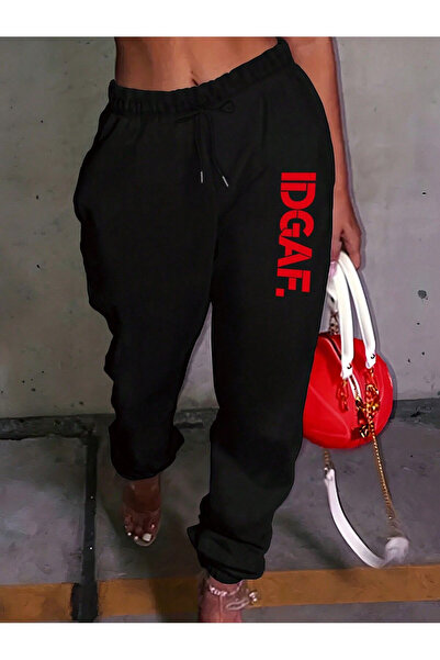 bellanova νέα σεζόν Μαύρο αθλητικό αθλητικό παντελόνι