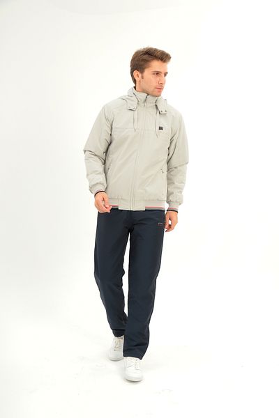 SOCCER Inside Fleece Twill Fabric Hooded Oversize Men's Tracksuit Set 4407