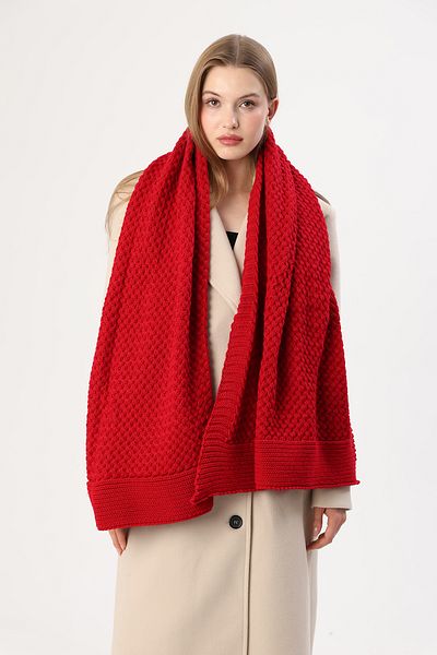 Sheilar Basket Knit Knitwear Shoulder Shawl
