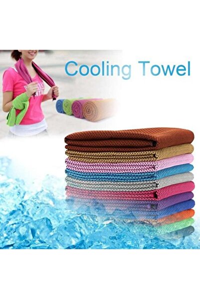 mrtbilisim Холодний рушник Охолоджуючий рушник-шарф Спортивний рушник Довго залишається вологим Рушник, що зберігає холод