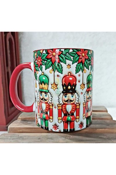 Mugs and love Yılbaşı özel görsel baskı kaliteli porselen Kupa