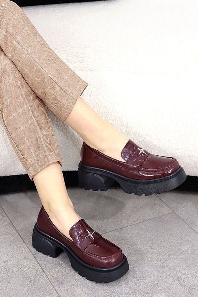 kajal ayakkabı Loafer DVMD 304 Star Detaliat