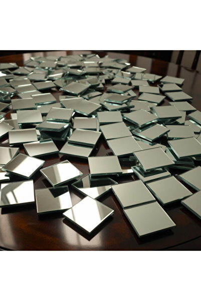 MAFRA 100’LÜ Dekoratif Kırık (3 Mm) Kalınlığında Kare Ayna 2CMX2CM