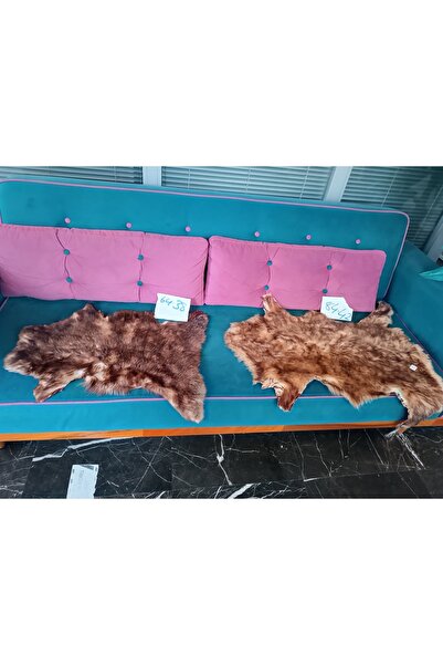 hoaryage HAKİKİ DERİ DEKORLUK RENGARENK UZUN TÜYLÜ TOSKANA KUZU POSTU , YOLLU...