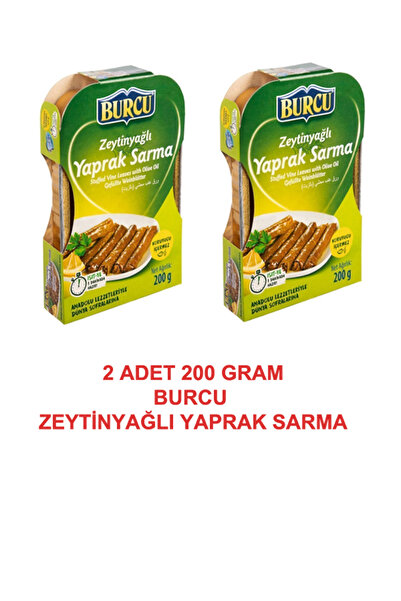 BURCU zeytinyağlı yaprak sarma 200 gramlık 2 adet