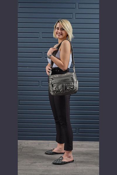 MEGA 101 Native Washed Leather Women's Crossbody Bag