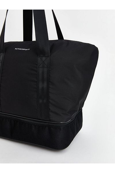 LC Waikiki ACCESORII LCW Geantă neagră pentru femei cu mai multe compartimente