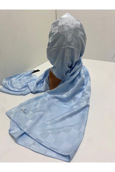 Themizel İpekhan Μεταξένιο Ζακάρ Σάλι Σκακιέρα Μοτίβο 9007-102