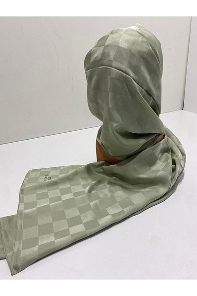 Themizel İpekhan Μεταξένιο Ζακάρ Σάλι Σκακιέρα Μοτίβο 9007-101