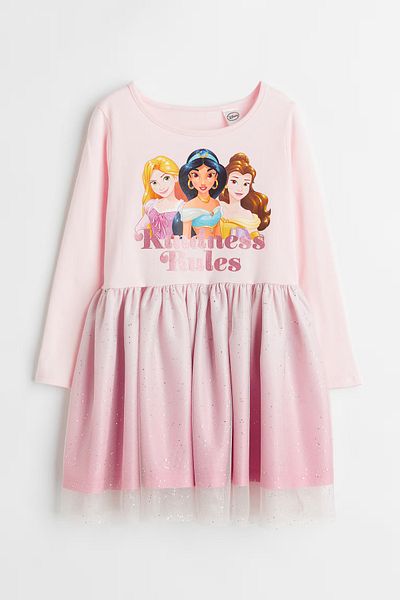Colorstories Girl's Princess Printed Tulle Skirt Dress