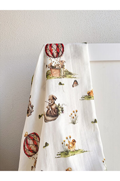 Little Dude بطانية موسلين بطبقة مزدوجة من القطن العضوي 100% - 100 سم * 100 سم