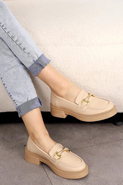 kajal ayakkabı HR 0030 Детальний лофер з застібкою