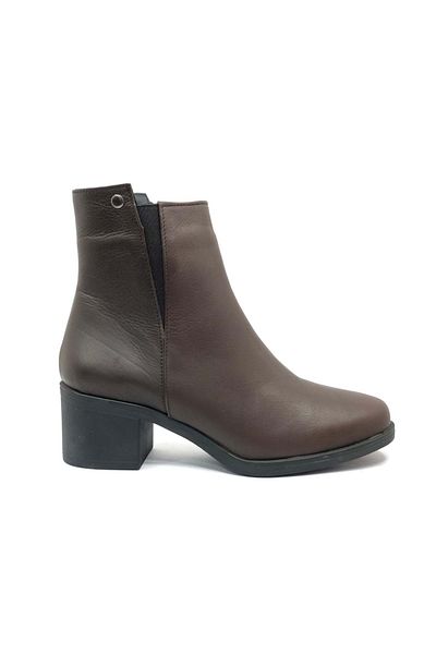 Kids Club Shoes Дамски ботуши - Естествена кожа, Нехлъзгаща се подметка, КАФЯВИ