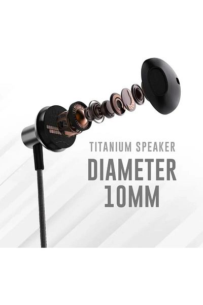 HiFuture MI5 Semi-In-ear Hi-Res Audio Wired Headphone with Type-C Jack, Soft Anti Winding Cable Headphone