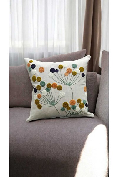 Altın Çeyiz Tekstil Біла вишивка Punch Наволочка 1 штука