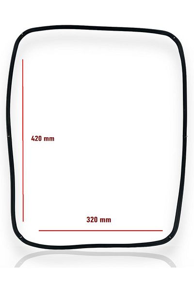 SupurgePlus Bosch 00095253   Compatible with Oven Door Gasket Cover Rubber
