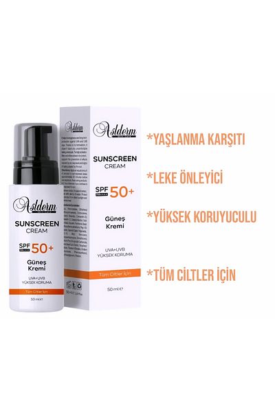 ASLDERM Anti-Aging and Blemed Sun Cream 50 Spf