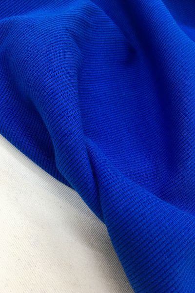 Yiğit Kumaş Fine Design Blue Camisole Rib Fabric