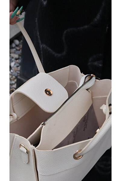 mp michael polo حقيبة كتف مايكل بولو بمقبض جلدي ومفصلة