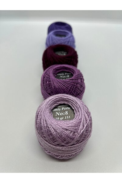 ALMİŞ Almiş Perle Etamin-kanaviçe 5'lİ Iplik Seti (10 Gr-No:8)