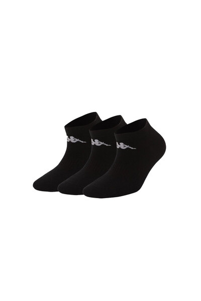 Kappa Șosete unisex negre Authentıc Sandy Tk 3pack 381n1lw-005
