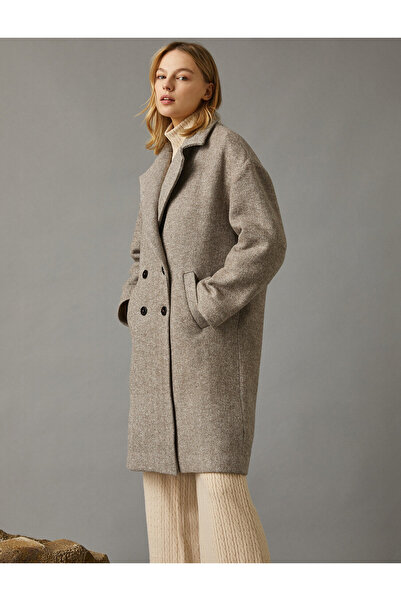 Koton Дълго палто с джоб
